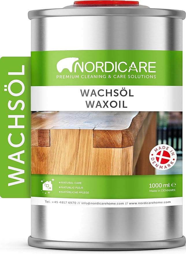 Nordicare Hard Wax Oil Colourless Wood Finish Wood Wax Oil for