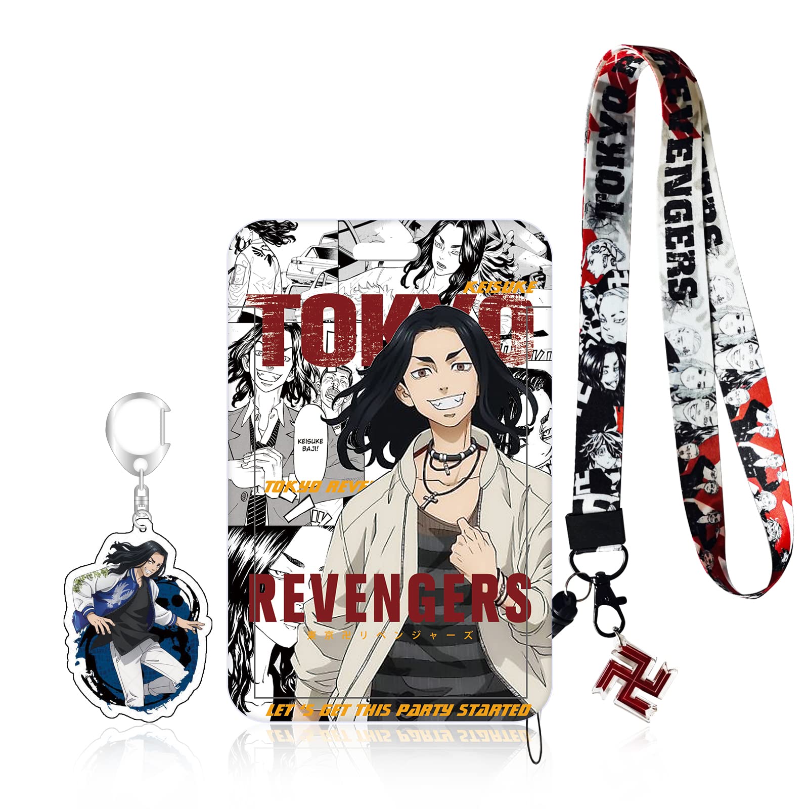 Buy TJIUSI Tokyo Revengers Lanyard for Keys ID Badge Holder Anime Tokyo