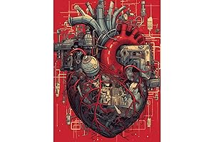 Nurse Mechanical Heart Diamond Painting DIY 5D Numbering Kit