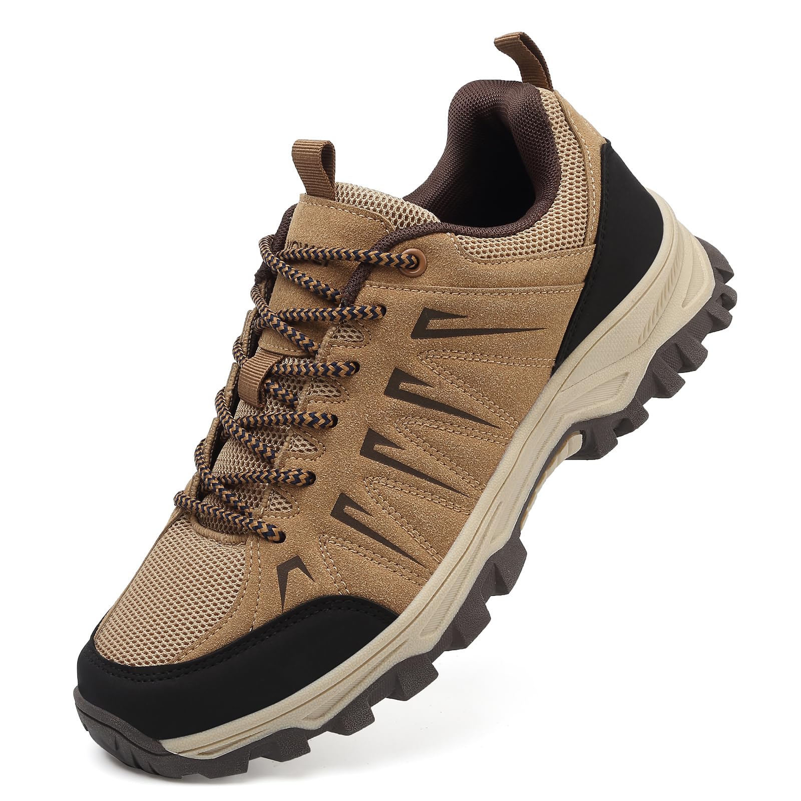 HaloTeam Zapatos de Senderismo Hombre Antideslizantes Transpirable Trekking Sneakers Escalada Zapatillas de Montaña EU 39-EU 45 - 1