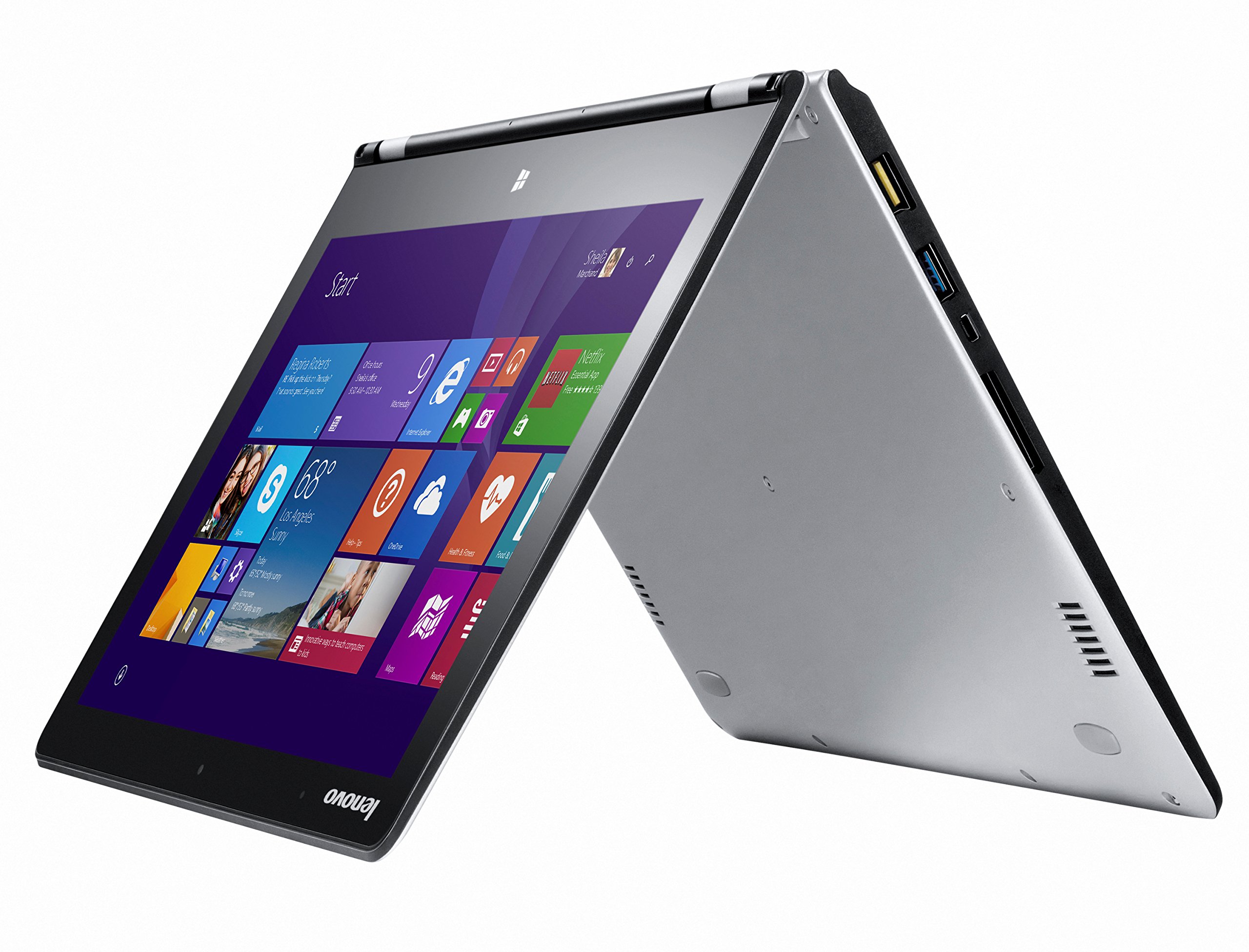 Lenovo YOGA 3 11 Ultrabook 11,6 pollici, Intel Core M - 5Y10C, 2.0GHz, 4GB di RAM, 128GB SSD, Intel HD Graphics , touch screen , Windows 8.1, Argento [Germania]
