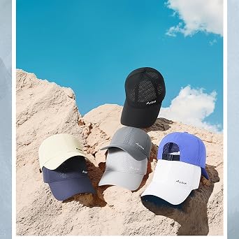 Large Head Hat XXL Oversize Baseball Cap Big Head Hat Breathable Trucker Hat Plus 23.2 inches-24.4inches (59-62 cm)
