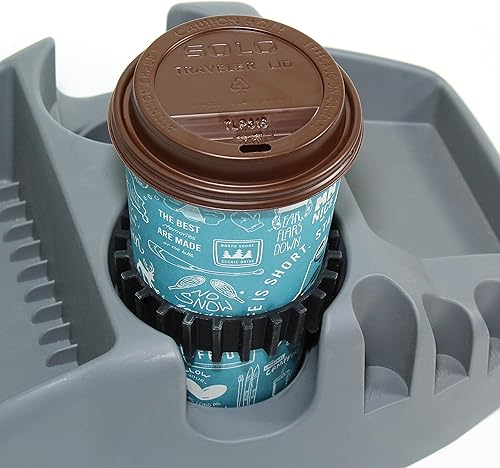 Gadjit Beverage Bands - Adaptador para portavasos de automóvil, evita que las bebidas sobre la marcha se tambaleen en tu portavasos (paquete de 2)