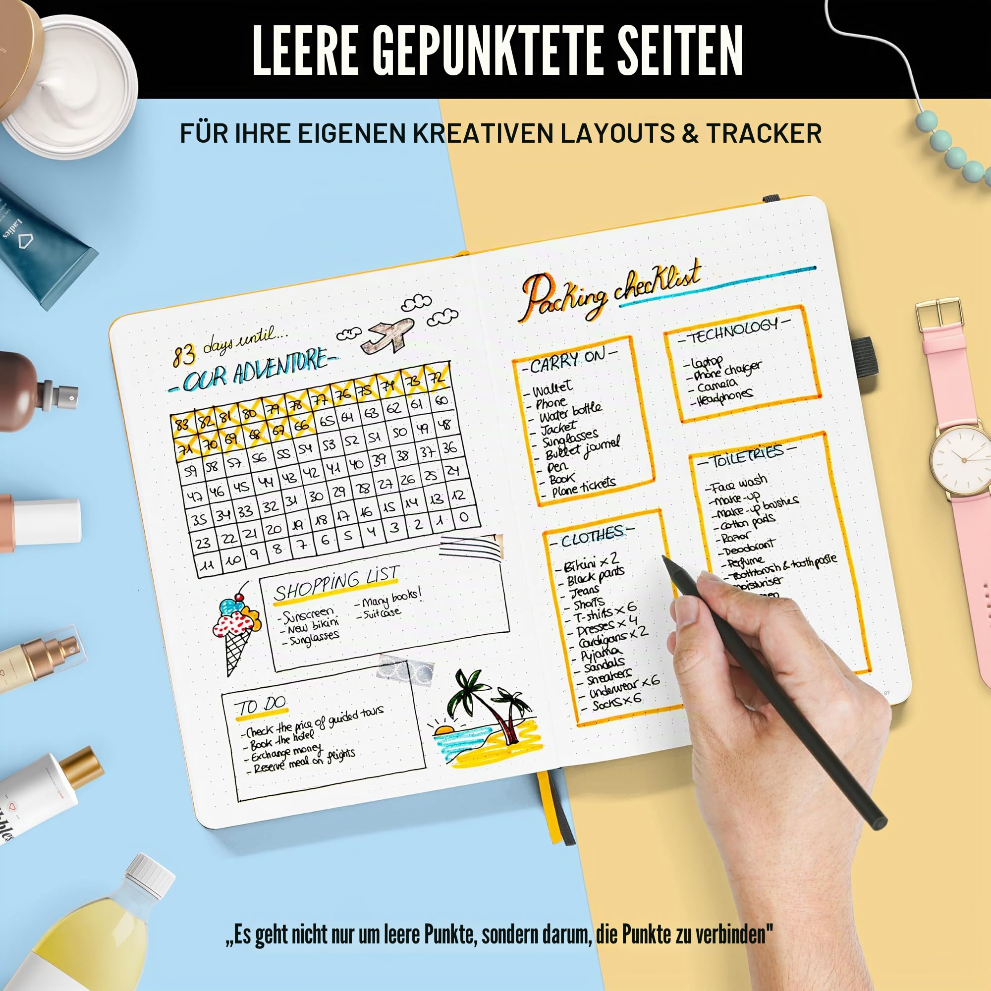STM B5 Undatierter Wochenplaner 2026 + Gratis Stift! Ihr Tagesplaner, um alltägliche Ziele zu erreichen, Ihre Wochen zu stärken und Ihren Jahres-Monatsplaner für Arbeit und Geschäft zu erobern
