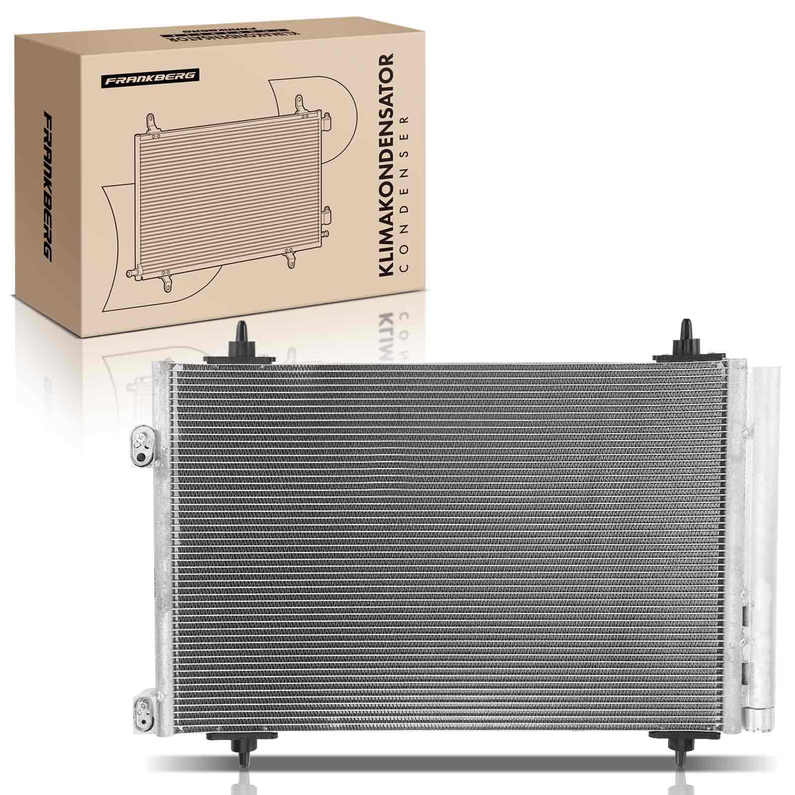 Frankberg Kondensator Klimaanlage Kompatibel mit Berlingo B9 2008-2022 C4 LA 2004-2011 307 3A/C 2000-2014 308 I 4A 4C 2007-2015 Replace# 9685947480