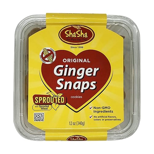 Shasha Cookies Broches de jengibre 12 onzas