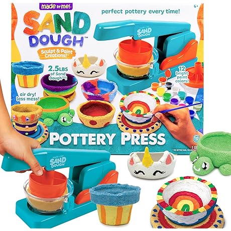 Sand Dough Pottery Press & Paint Creations Studio