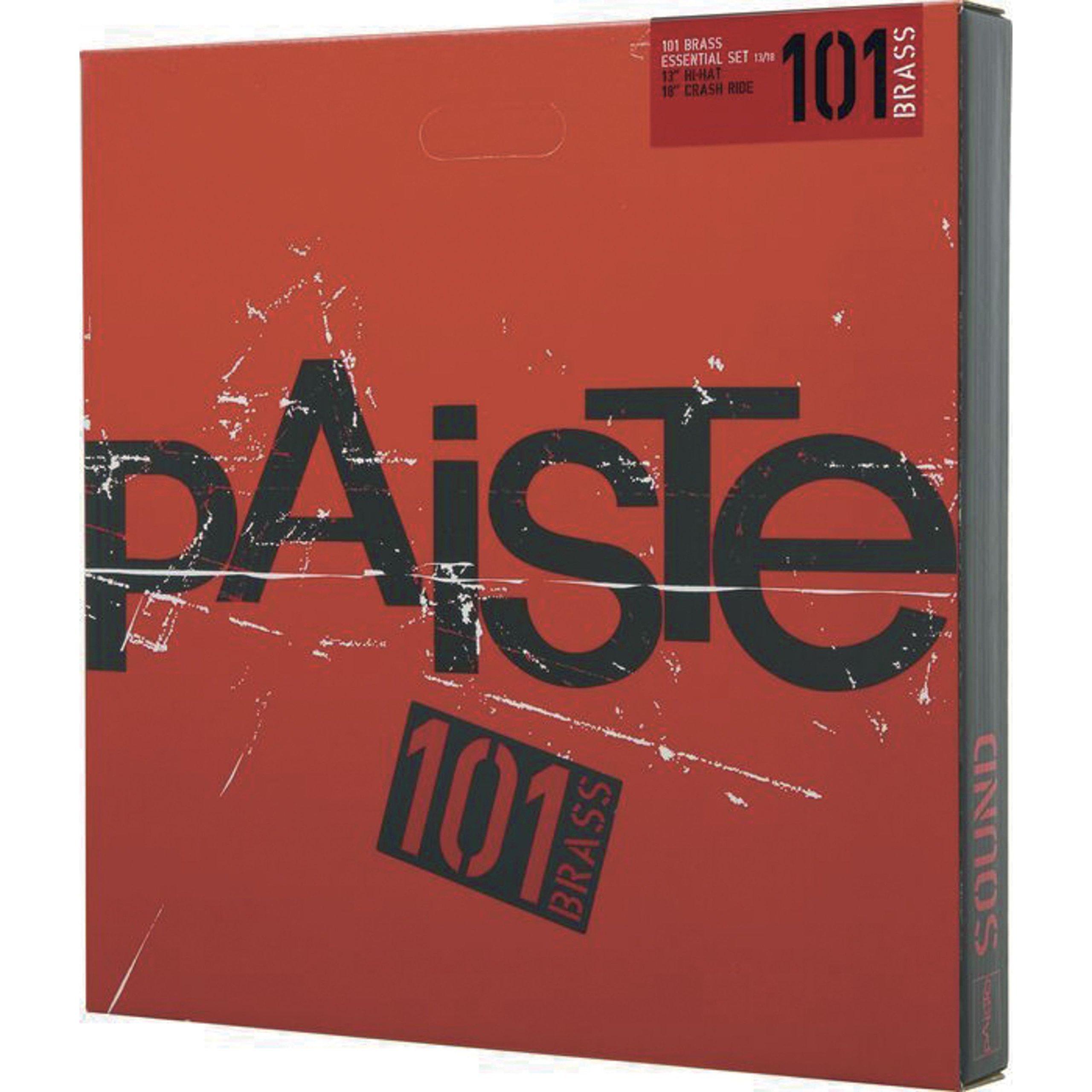 Paiste Set cymbales 101 laiton Essential 13" HiHat, 18" Crash Ride - Jeu de cymbales