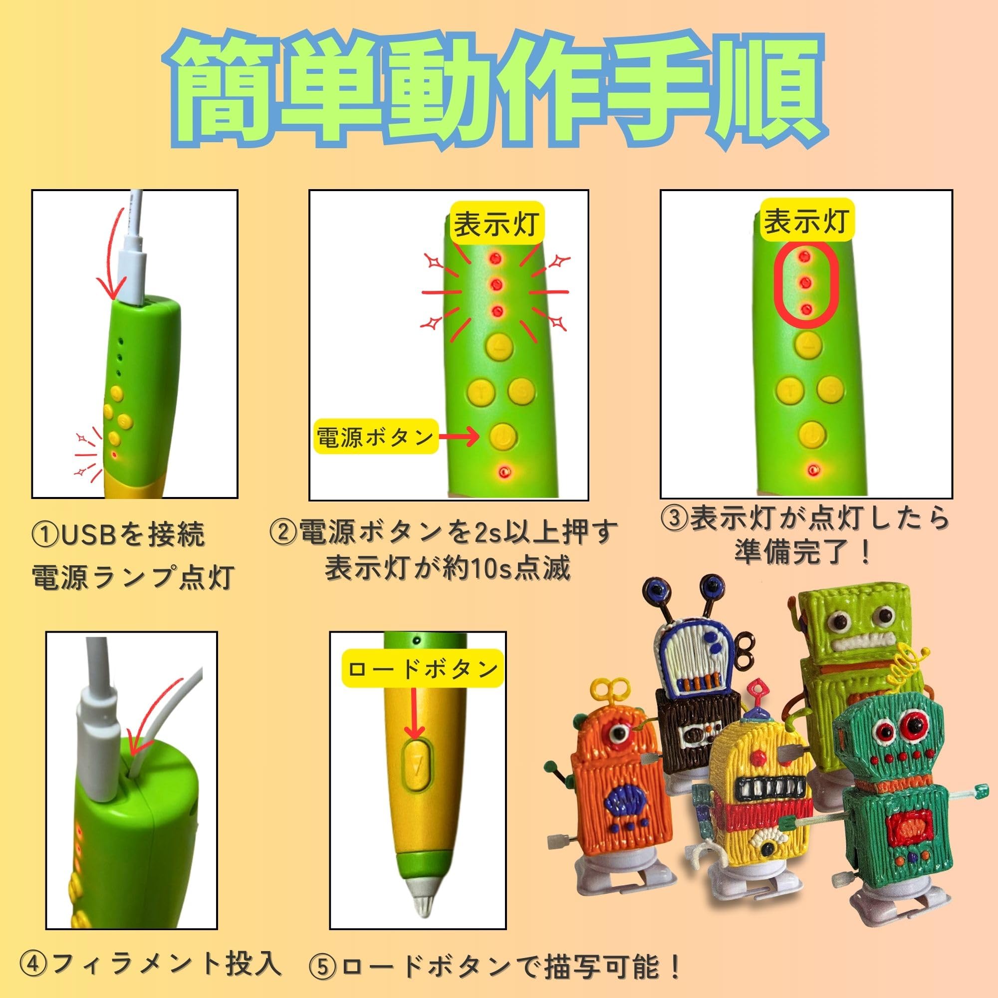 【日本企画・国内正規品】子供も安心！先端が熱くならない 3Dペン LP061Sk Amazon.co.jp: 【日本企画・国内正規品】【全国TV紹介商品】はじめての