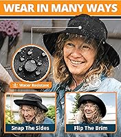 Vista 41 de GearTOP Safari Sun Hat for Men and Sun Hats for Women UV Protection UPF 50+ Hiking, Gardening, Fishing