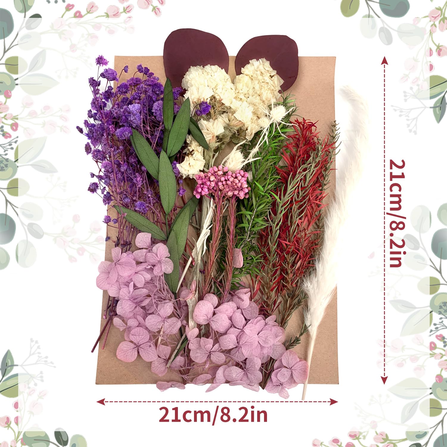 RUGBOL Dried Purple Lavender Flowers for Decoration Dried Flowers, Floral Decoration, Purple, 160 x 200 cm - Image 2