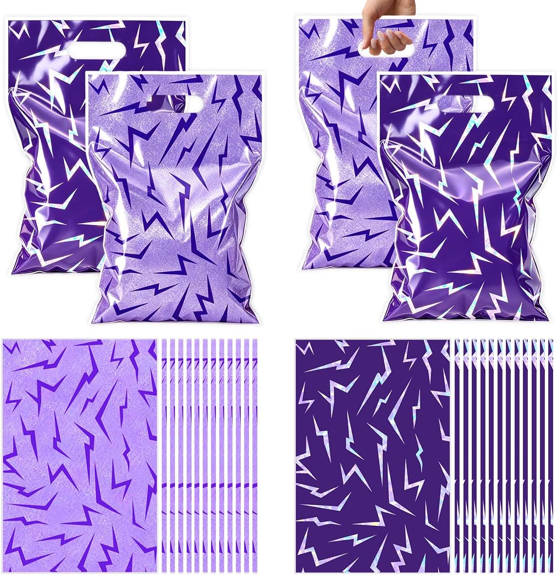 gfuhlre 50 Pcs Kpop Party Favor Bags - Birthday Gift Bags for Candy Treats