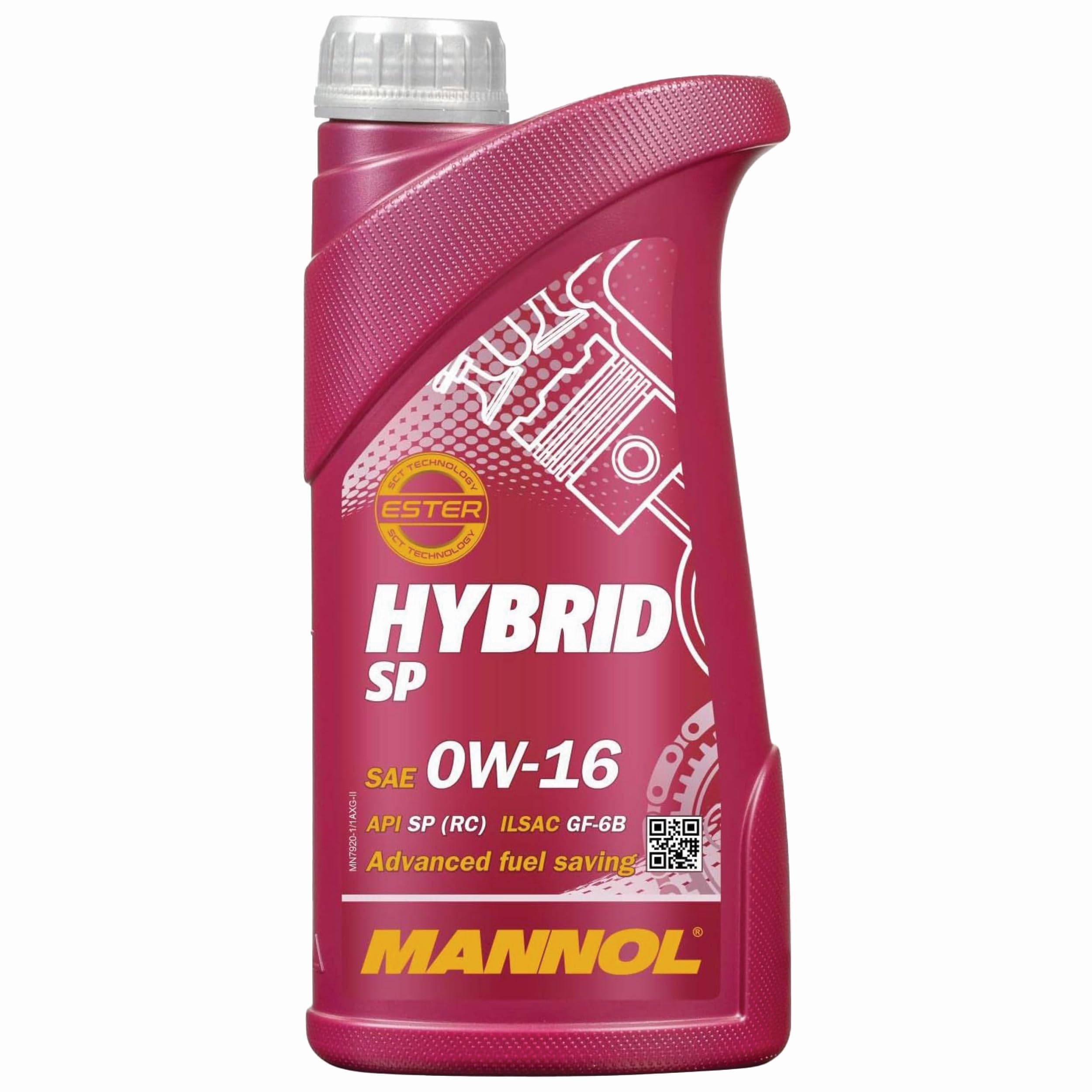 MANNOL 7920 Hybrid SP (1L) SAE 0W-16 API SP (RC) ILSAC GF-6B BI SYNTHETIC PETROL ENGINE OIL FOR CARS IMPORTED FROM GERMANY 1L (1, 1L)-image-29