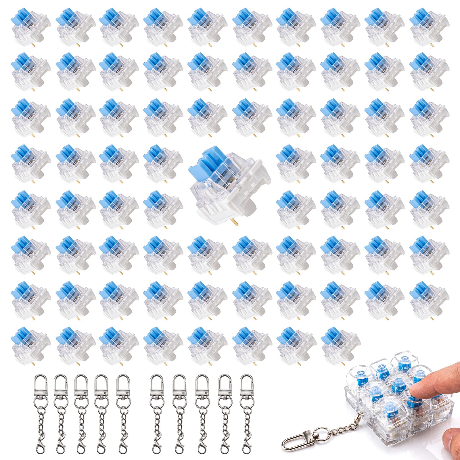 3D Printer Clickers - Tactile Keyboard Switches -11