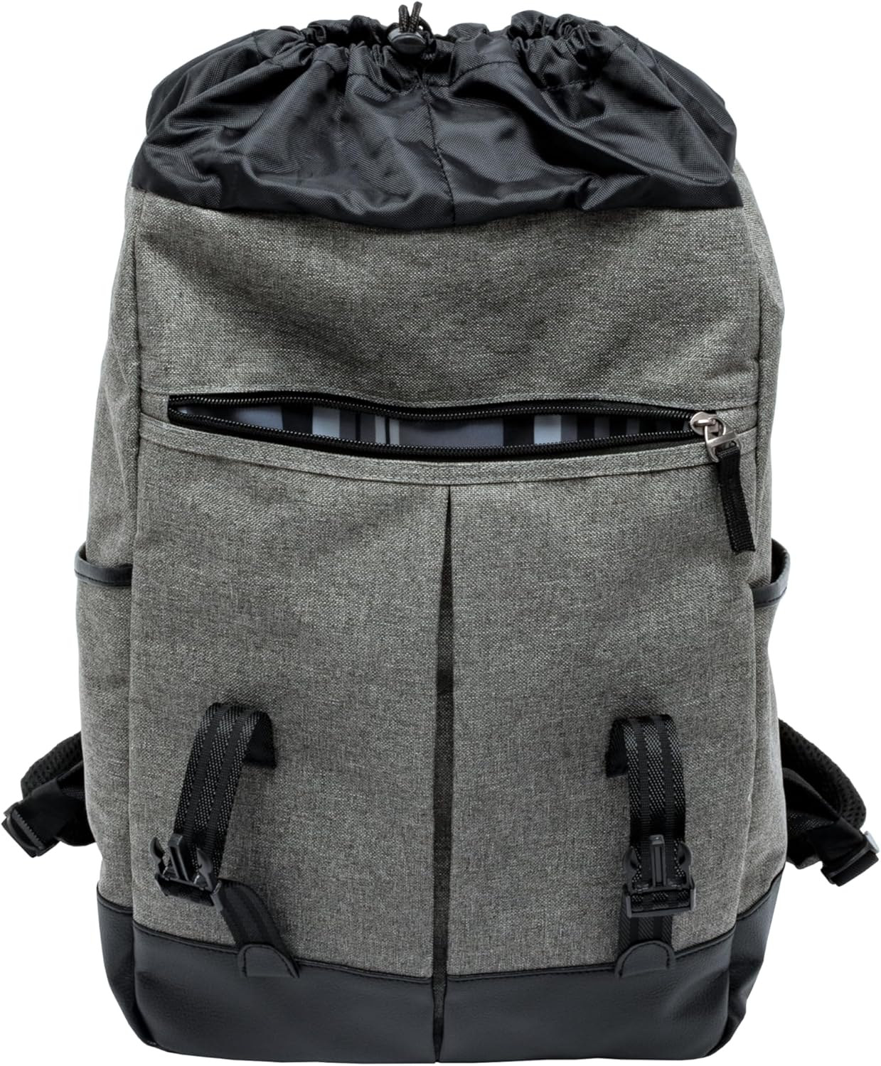 geckobrands Maven Backpack – Work Backpack, Grey Canvas