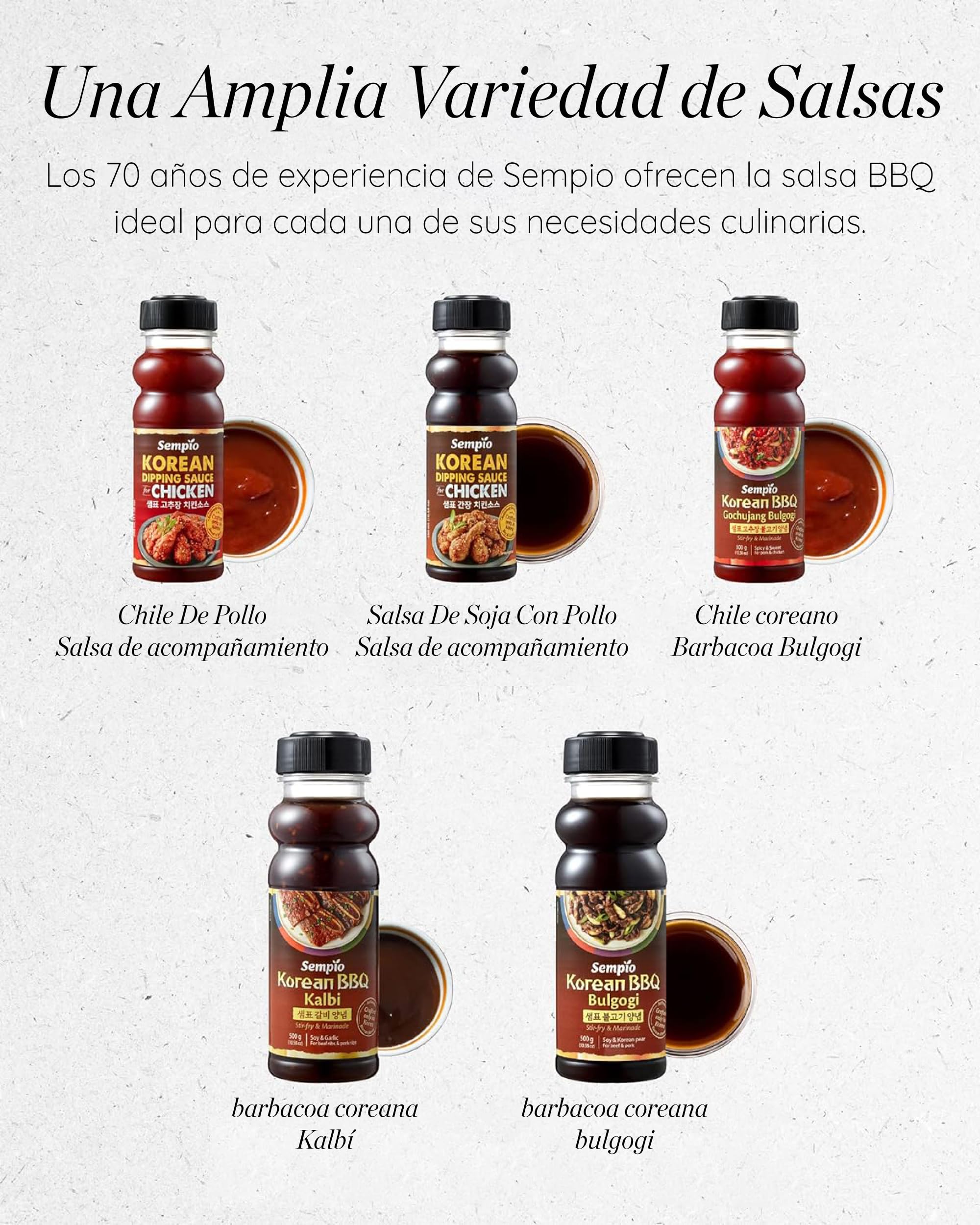 Sempio Kalbi, Salsa marinada (Soja y Verduras) - 300 gr