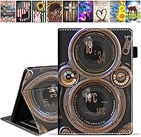 Vista 18 de Funda para tableta Yaxa Kindle Fire 7 (pantalla de 7 pulgadas, 12ª generación, versión 2022), funda de piel sintética de alta calidad