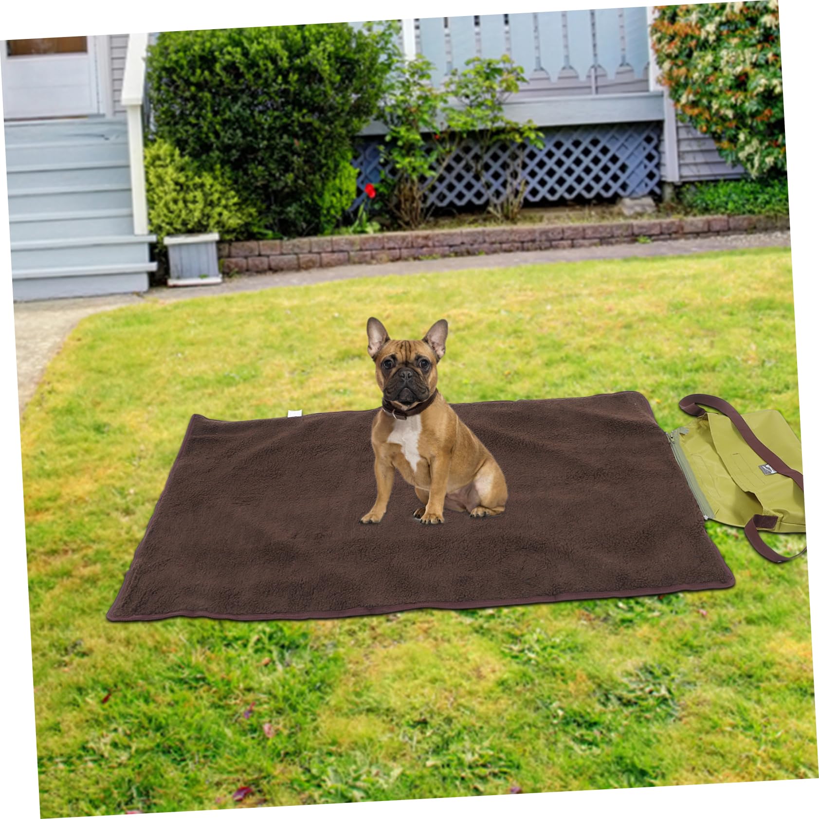 TOYANDONA Faltbare Haustierdecke aus Wolle Leichte und Portable Hundematte für Katzen und Hunde zum Schutz vor Schmutz für Outdoor Einsätze