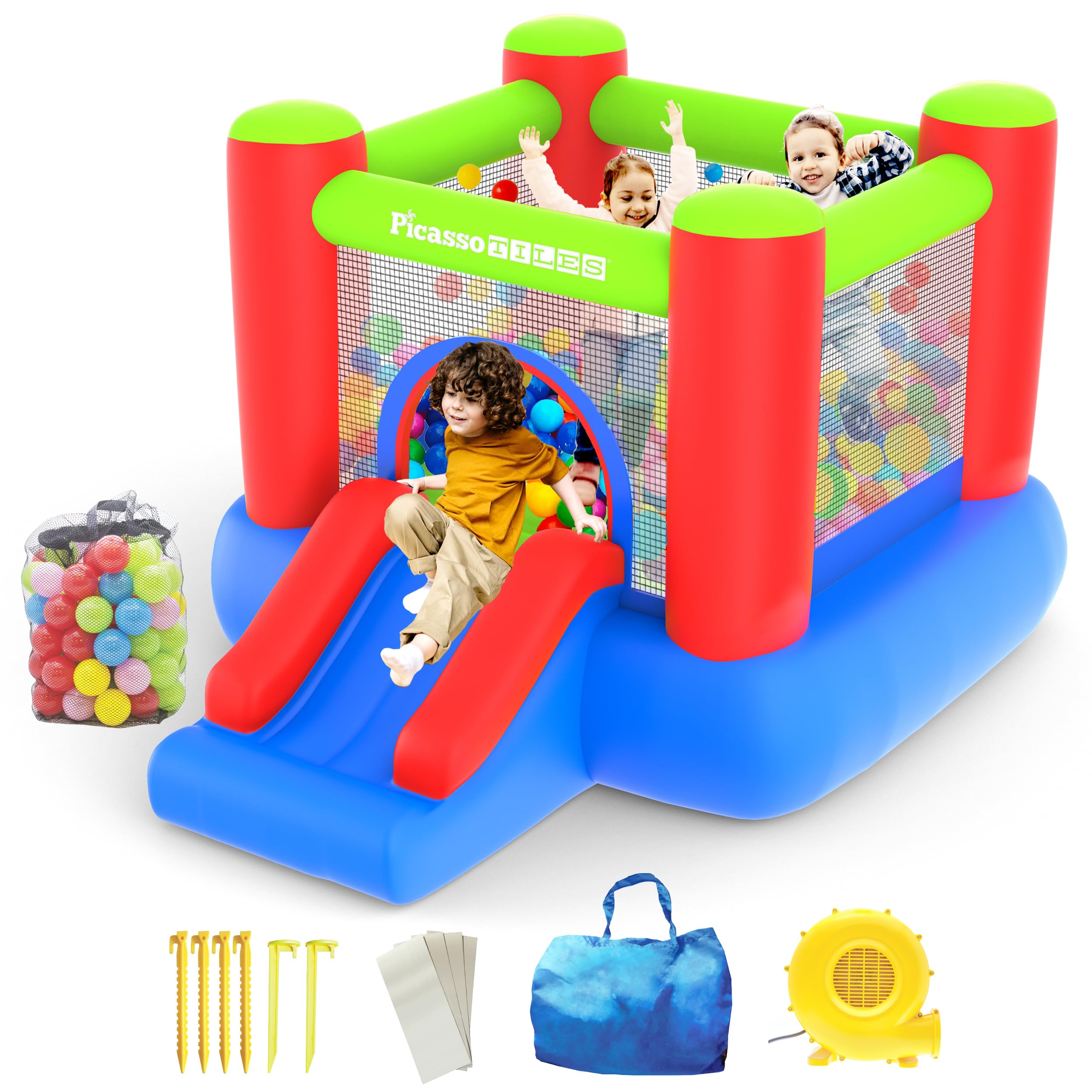 PicassoTiles KC106 Junior Inflatable Bouncer