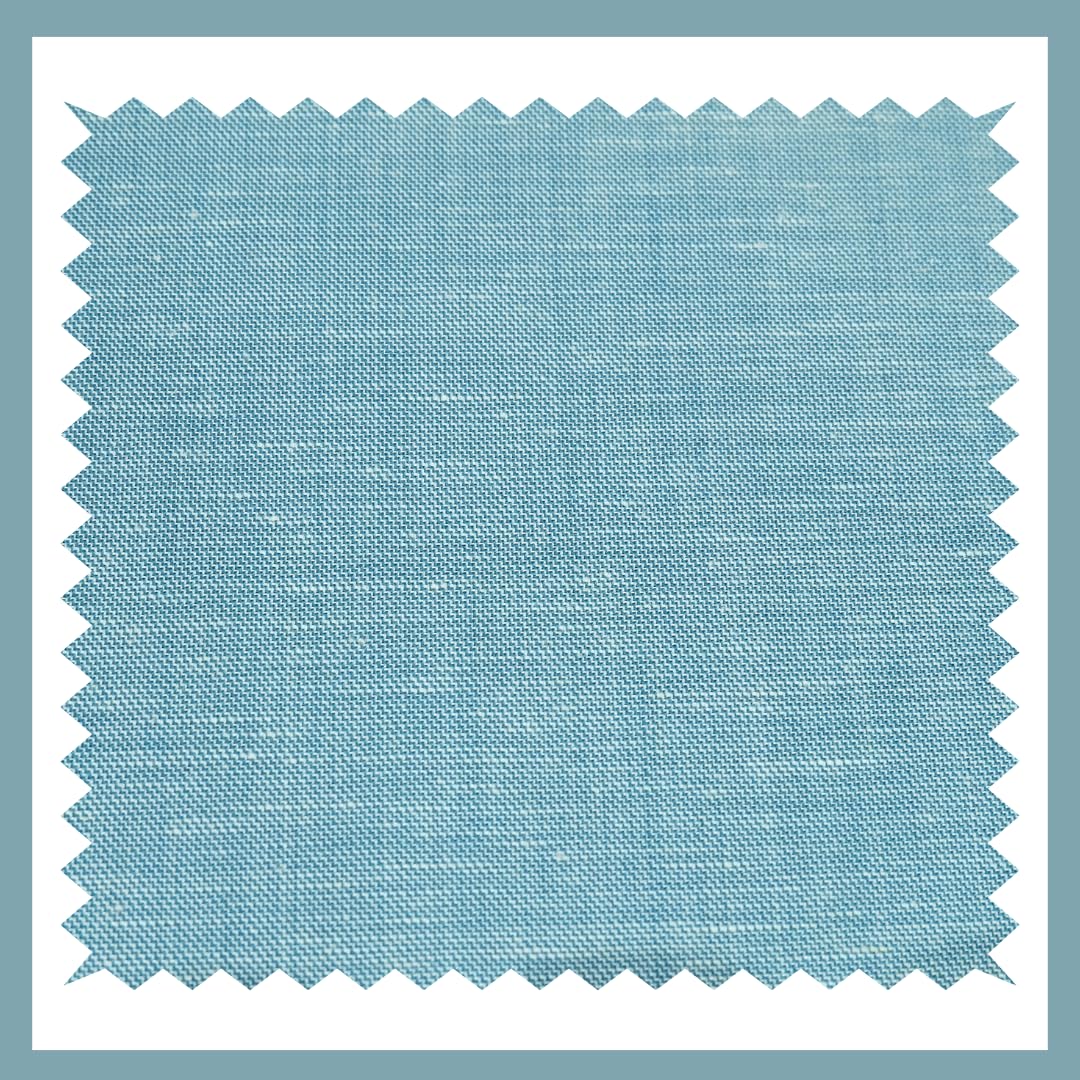 reid & taylor Light Blue Textured Polylana Irish Linen Blend Suit Fabric, Free Size-picture-10