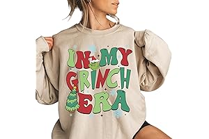 Ugly Christmas Sweater Women, In My Christmas Era Sweatshirt, Christmas Sweaters For Women Grinch