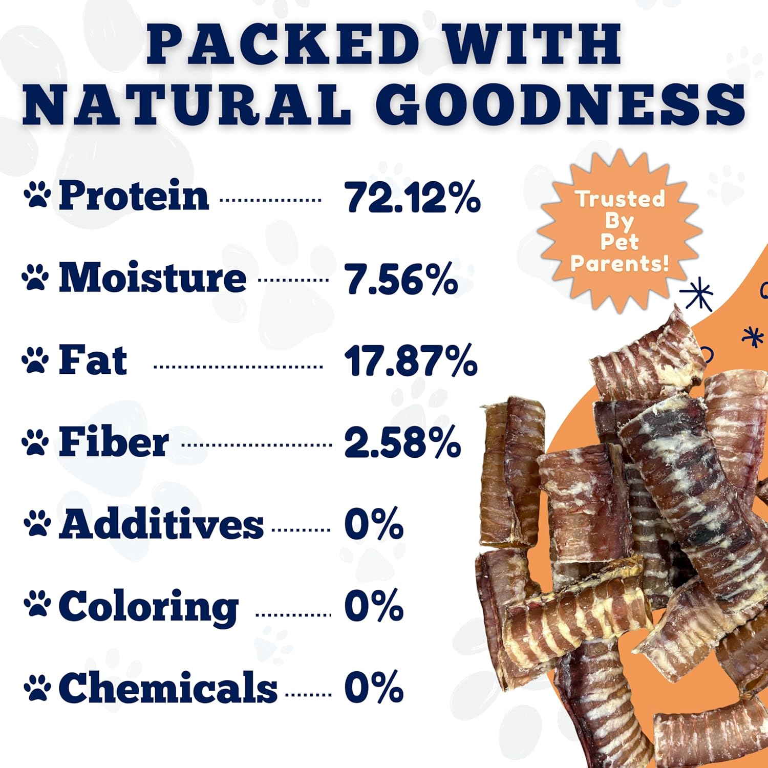 Amazing Dog Treats - 3-4 Inch Beef Trachea Rings (50 pcs/pck) -Premium Dog Chews- Great for Small Size Dogs - Excellent Source of Glucosamine and Chondroitin - Trachea Dog Chews…