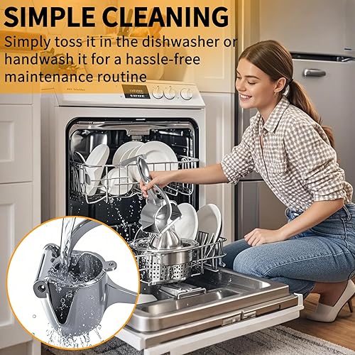 Miniatura 5 de Exprimidor de mano de aluminio, exprimidor de limón, exprimidor de cítricos, herramienta de extracción manual resistente para presionar granadas,