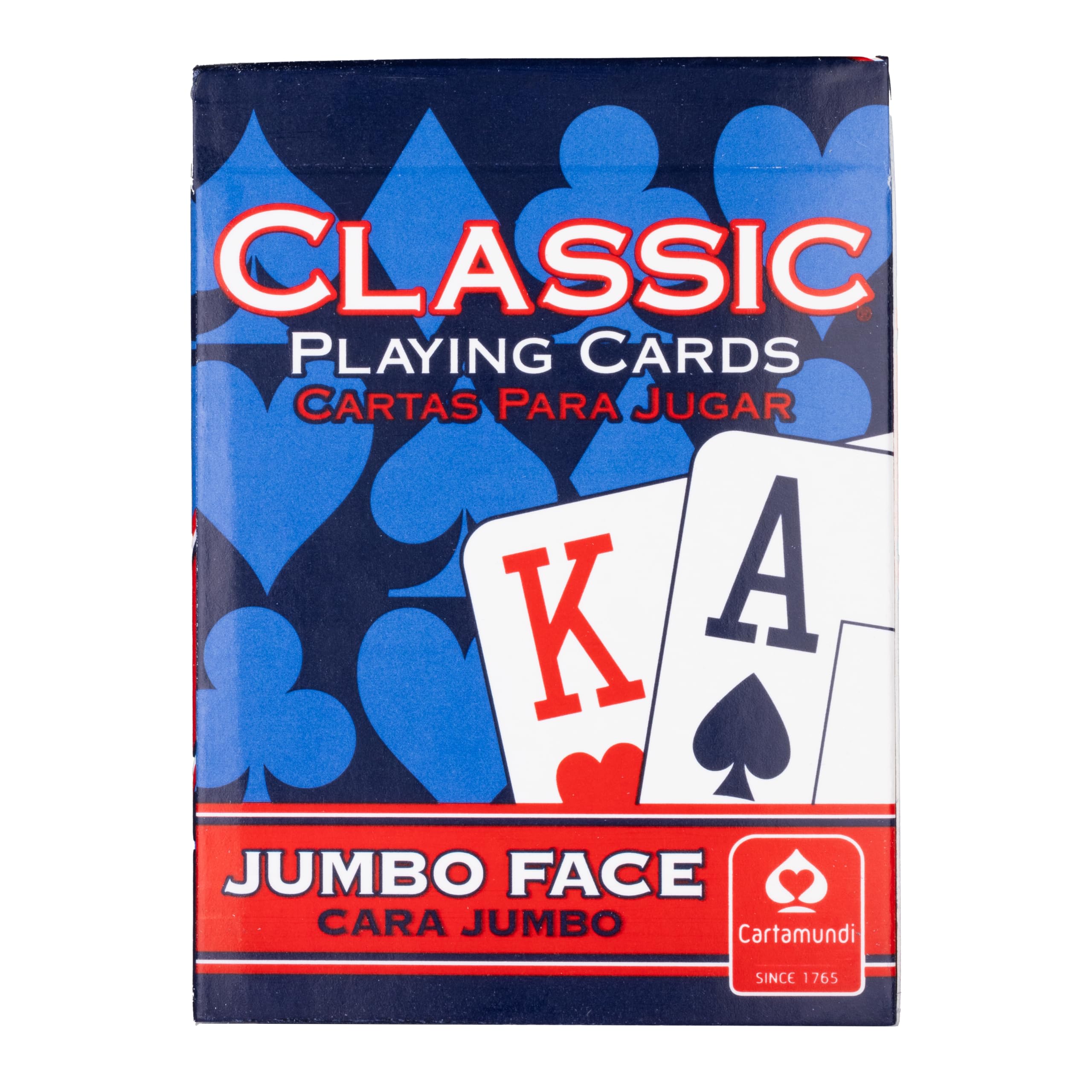 Classic Playing Cards 12 Pack, Jumbo Index, Red and Blue Casino Quality Decks, Bulk Playing Cards for Poker, Black Jack, Euchre, Card Games, and Family Game Night