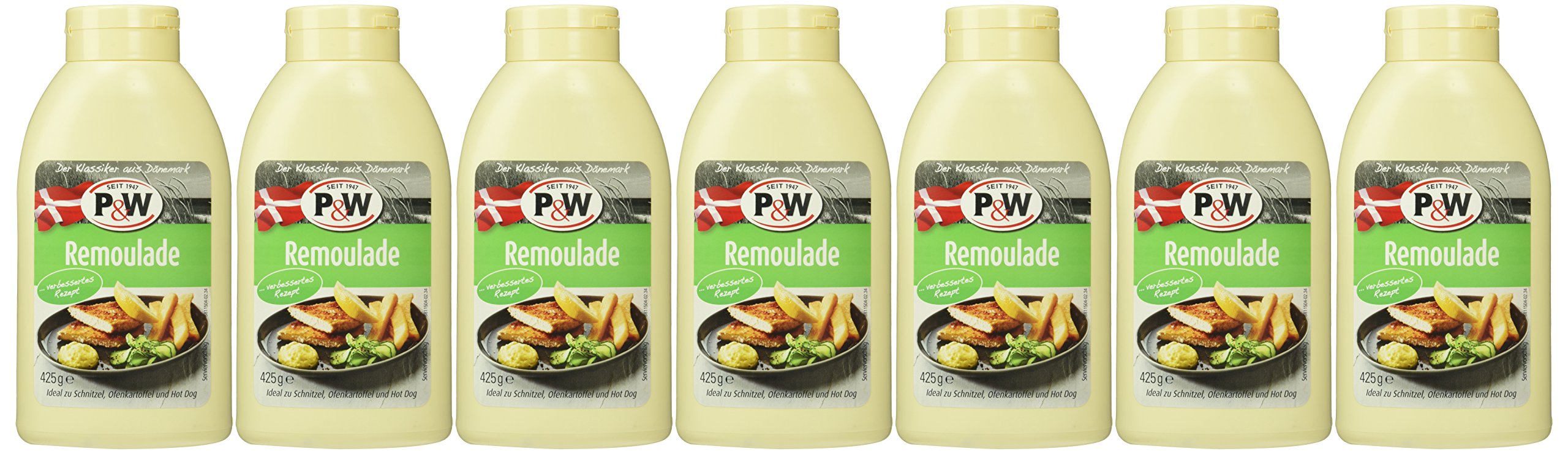 P&W Dänische Remouladen-Sauce, 7er Pack (7 x 425 ml)