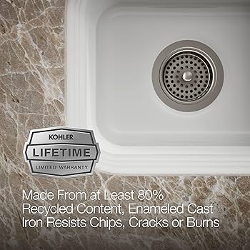 KOHLER Northland Under Counter 12 X9-1/4 Sink - Single Bowl