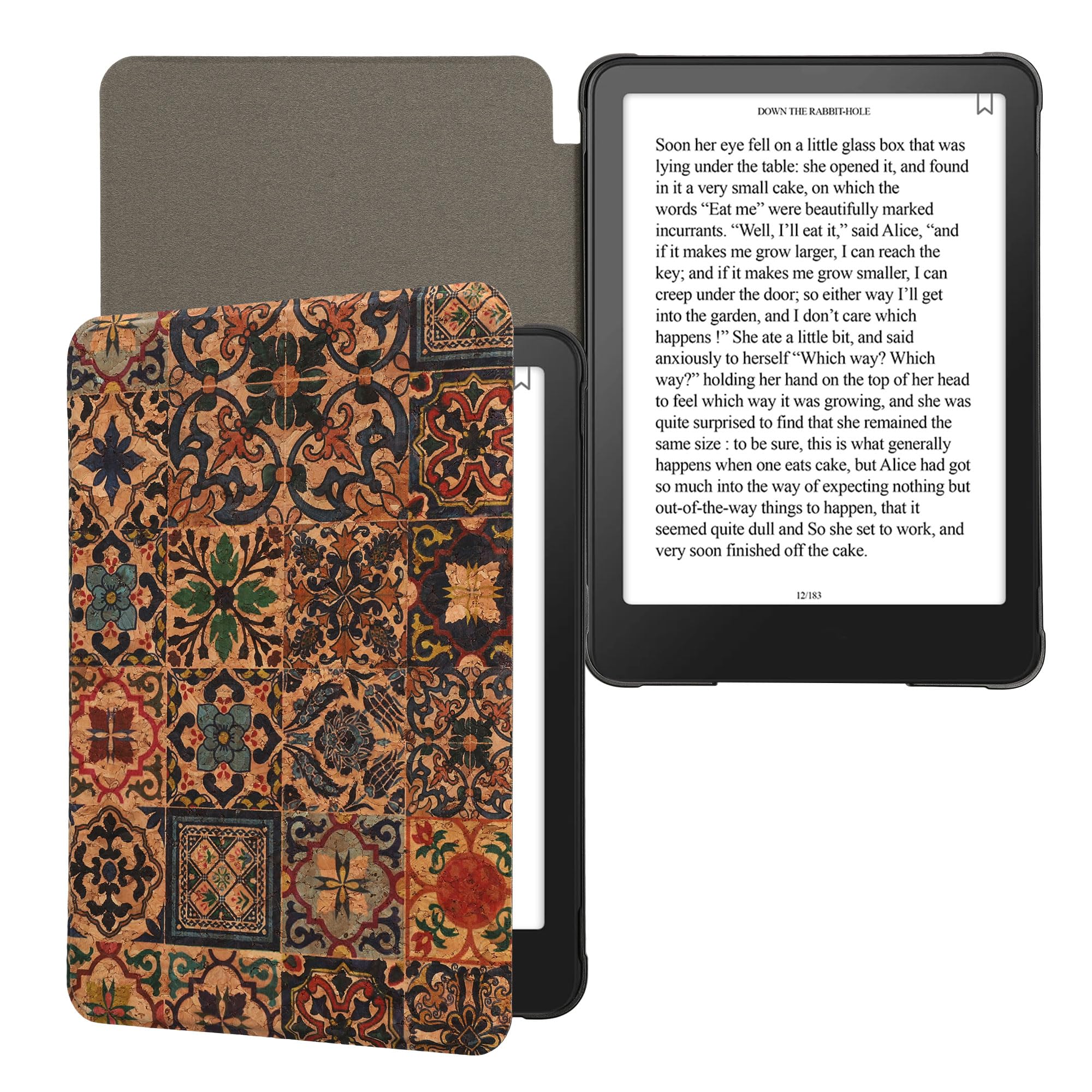 Kindle Paperwhite ブラック コルク風カバーつき Amazon.co.jp: kwmobile Amazon Kindle Paperwhite (2024)/Colorsoft