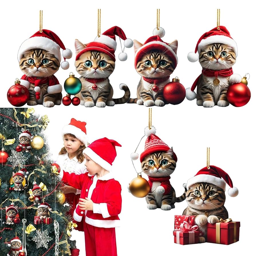 Amazon.co.jp: Mdikawe 猫のフィギュア装飾ハングオーナメント