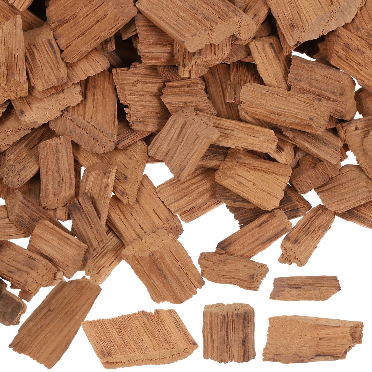 Hemoton 1 Pack Oak Chips French Whisk Wine Making Supplies Oak Chips for Aging Whiskey Cubes Oak Pieces for Aging Whiskey Red Wine Making Oak Chips Wine Oak Chips France Chips