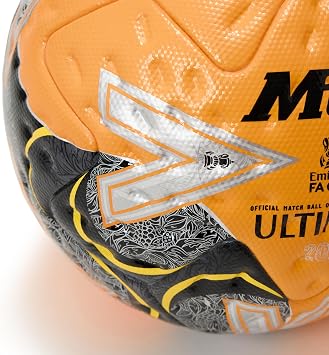 Mitre | Ultimax Pro FA Cup Football | Official Emirates FA Cup Match Ball | Hyperfoam Power Cushioning | Elite Performance Football