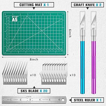 JOYUMY 24 Pack Exacto Knife Kit Craft Knife Precision Hobby