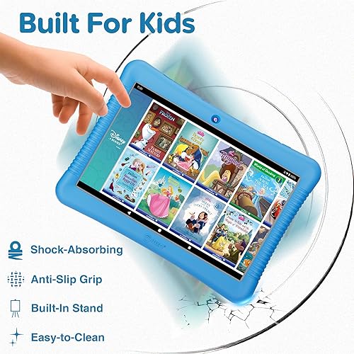 Miniatura 4 de Contixo Tablet para niños de 10" con paquete Android - 32GB, más de 80 libros de cuentos de Disney (valor de $350), control parental, estuche a