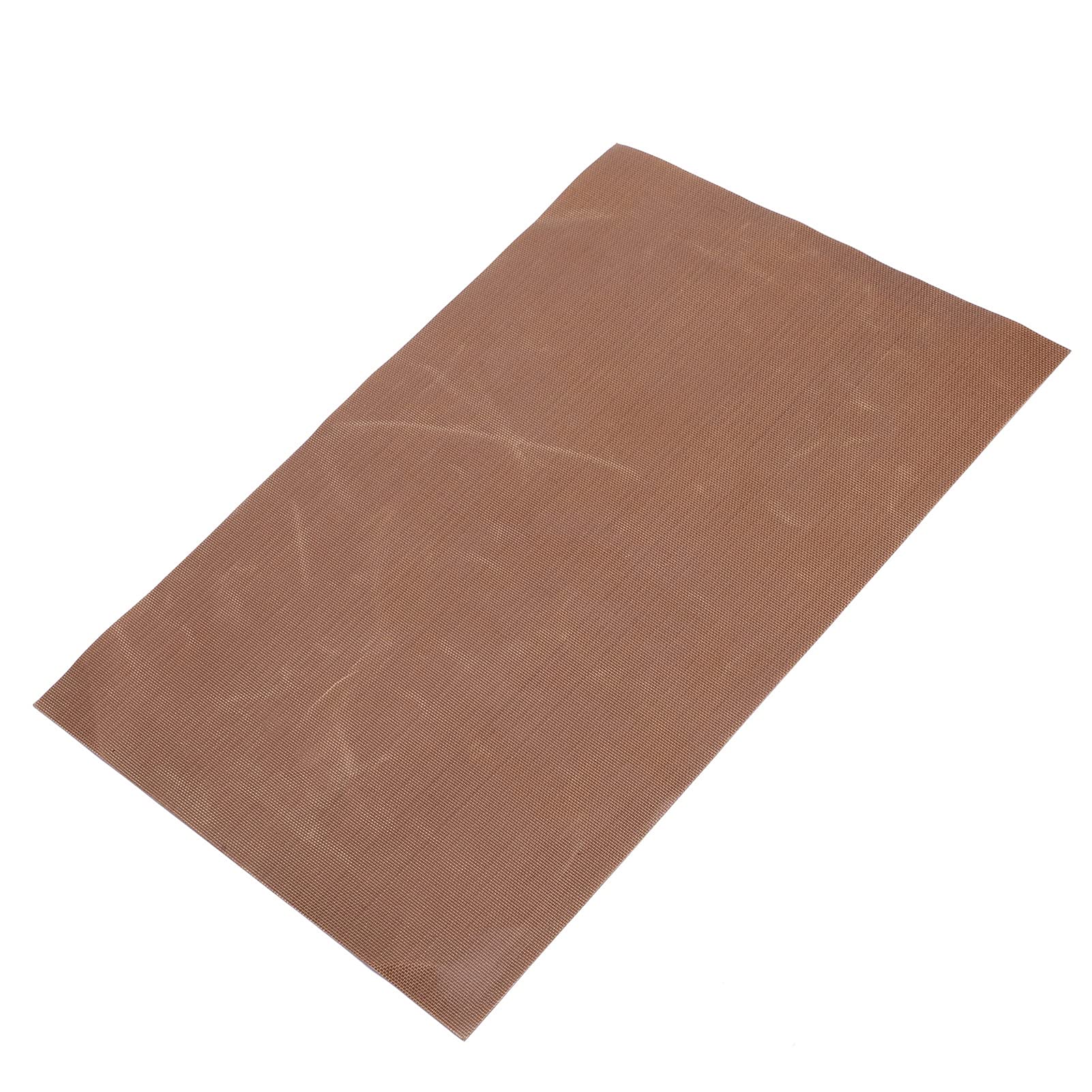 Ausla Foglio PTFE Carta Antiaderente PTFE, Tessuto in Fibra di Vetro 100 X 100 Cm, Superficie Antiaderente Resistente Al Calore e Al Freddo Facile da Pulire per Presse a Caldo e Asciugatrici (0.08)