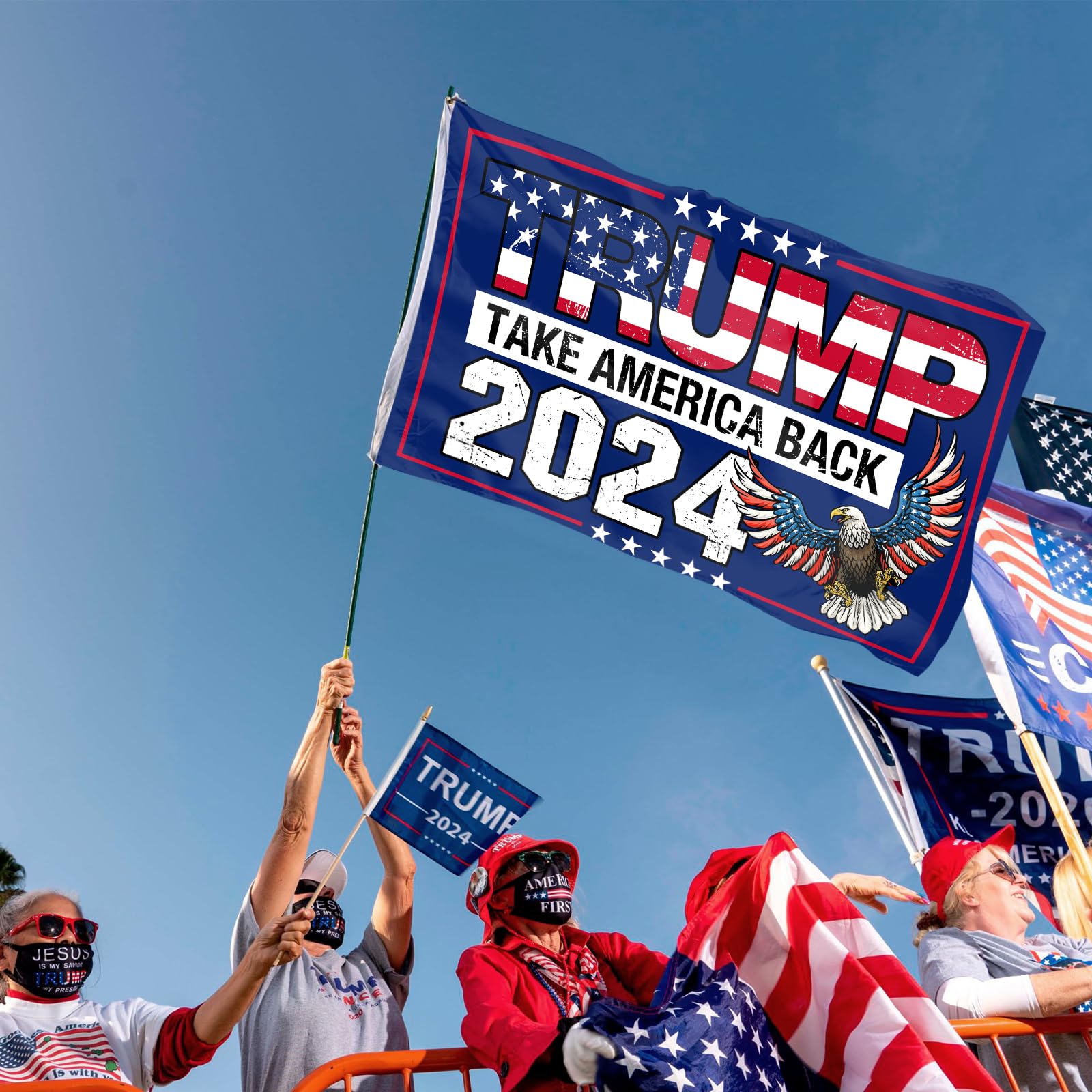 Trump 2028 Flagge, Doppelseitig – 90x150 Cm Aus Polyester Für Innen & Außen