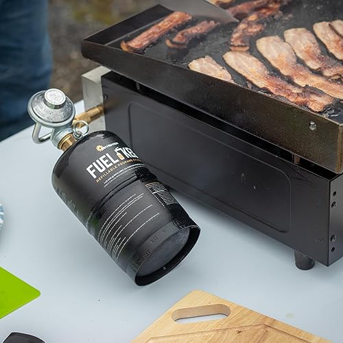 Miniatura 6 de Mr. Heater Barril de combustible. Tanque de propano recargable vacío de 1 libra16 oz. - Certificado DOT, negro