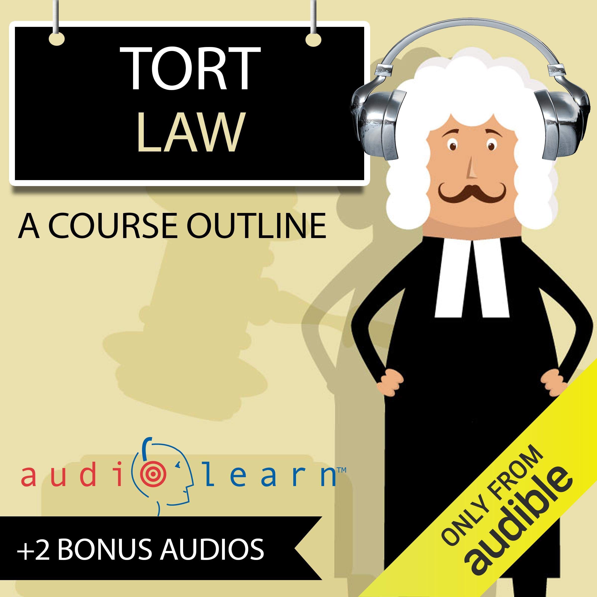 Cover art for Tort Law AudioLearn - A Course Outline