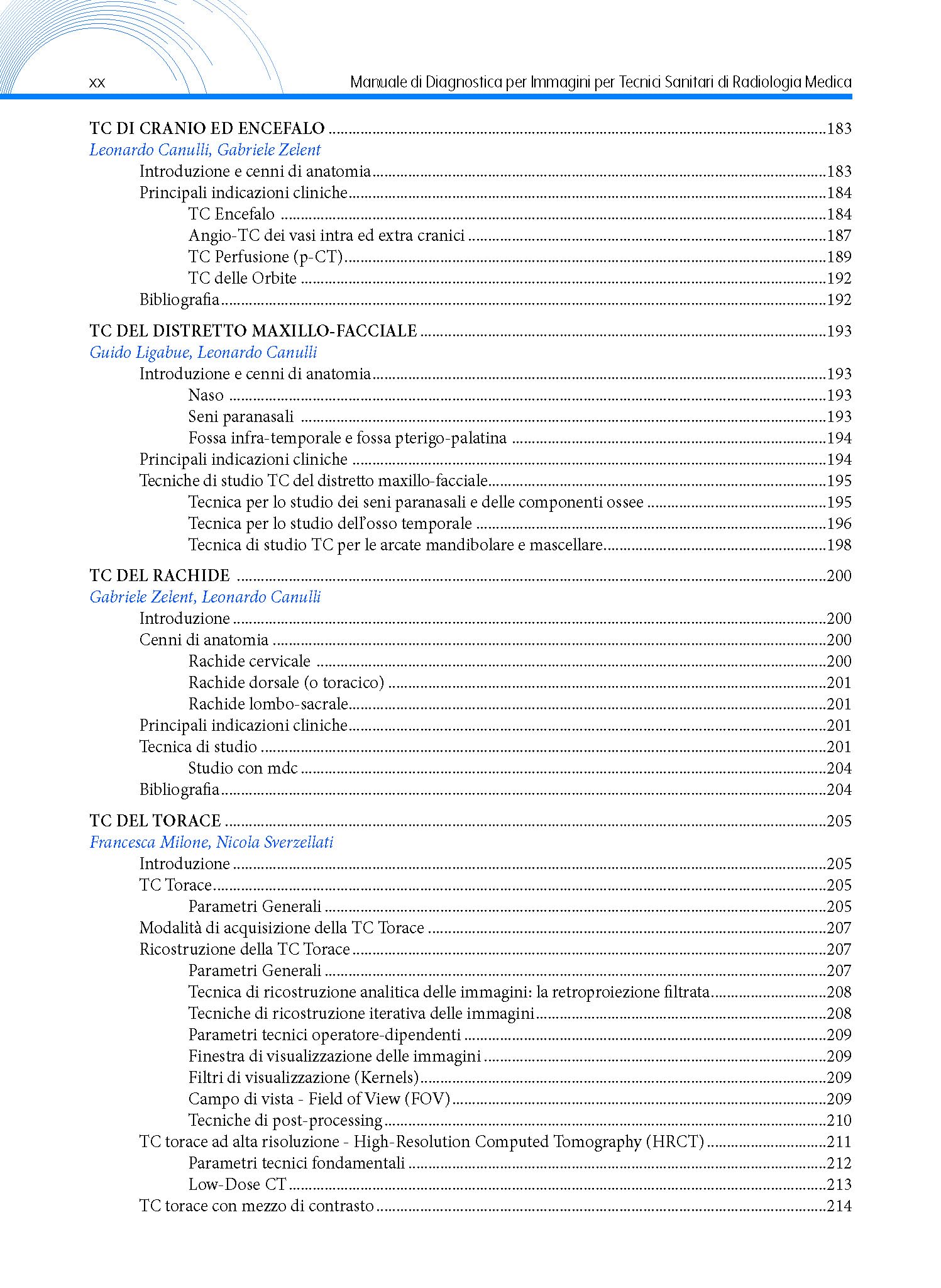 Manuale di diagnostica per immagini per tecnici sanitari di radiologia medica