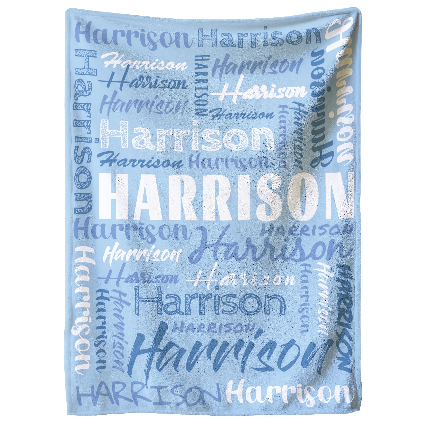 Personalised Baby Blankets,Custom Blanket,Name Blankets Personalized Kids,Personalized Blankets for adults,Throw Blanket for Baby Kids Adults Friends Families Gift