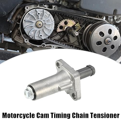 Miniatura 2 de X AUTOHAUX Tensor de cadena de distribución de leva de motocicleta con junta para Yamaha YBR125 YB125SPD TT-R125 TTR125 XT125R XT125X