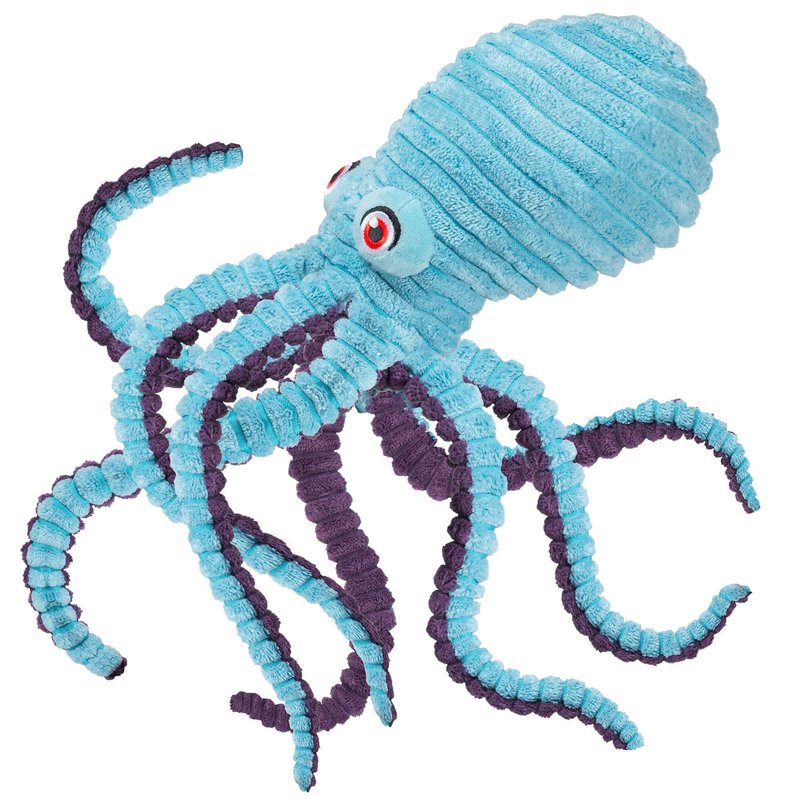 Dog Toys for Aggressive Chewers Squeaky Dog Toys Octopus-Tug of War Dog Toys for Large Breed Tough Interactive Stuffed Dog Chew Toys for Puppies Small & Large Dogs