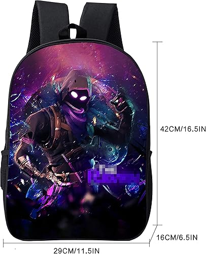 Miniatura 2 de UMMUND Popularidad Juego Mochila Bolsa de Viaje Mochilas Deportivas Doble Capa Gran Capacidad Multifunción Mochilas, Merch-5, Compacto