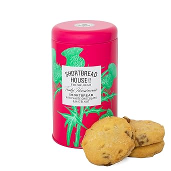 Shortbread House of Edinburgh White Choc & Hazelnut 4.9oz Pack of 1