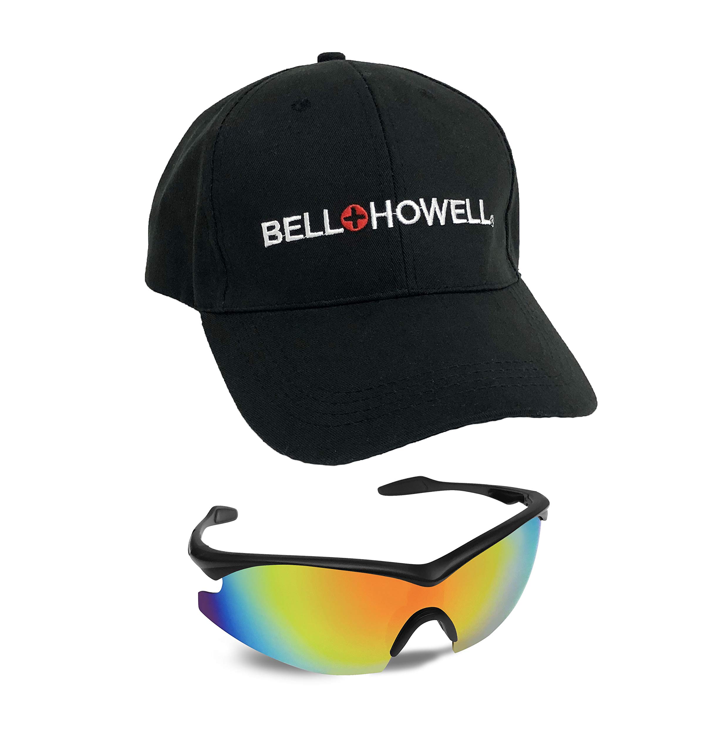 Bell+Howell Bell + Howell Sports TAC GLASSES with Cap, Unisex, Polarized As Seen On TV