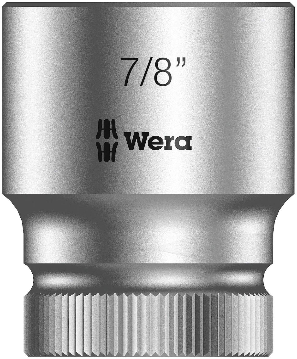 Wera Zyklop 8790 Steckschlüsseleinsatz – 3/8 Zoll, SW 9 Mm, 6-Punkt, 29 Mm Lang, CrV-Stahl