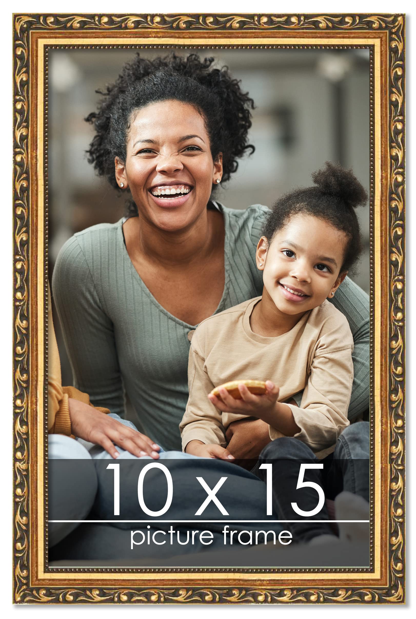Poster Palooza 10x15 Gold Wood Picture Frame