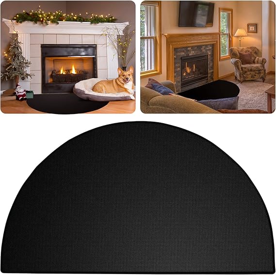 Hipiere Fireplace Mat 32 x 60 Inch Fireplace Mats